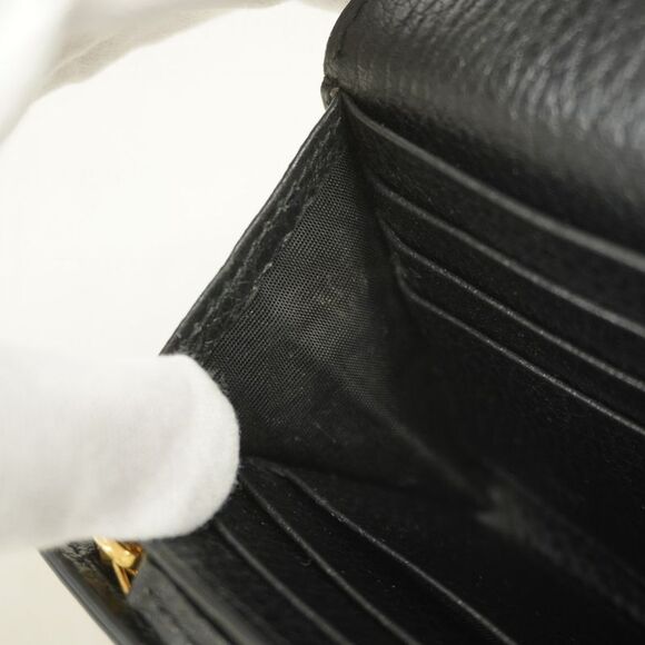 Gucci Wallet Ggmarmont GG Supreme 598587 PVC Leather Black Brown Gold Hardware - Picture 8 of 10